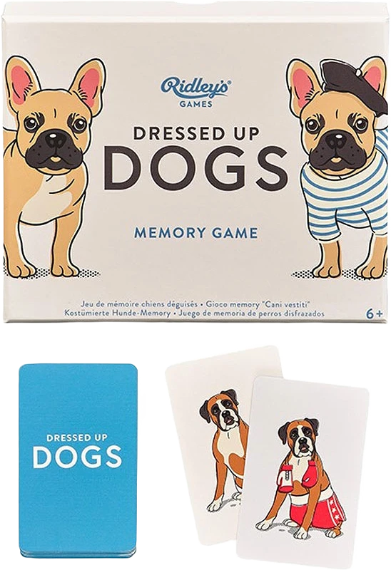 Memoryspel Dress Up Dogs