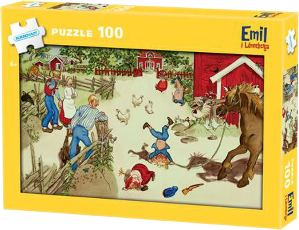 Emil i Lönneberga – Pussel: 100 bitar