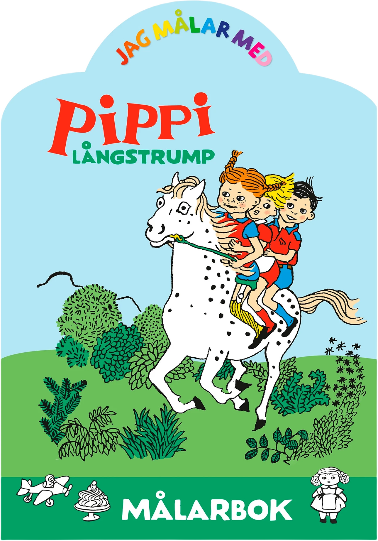 Jag målar med Pippi Långstrump