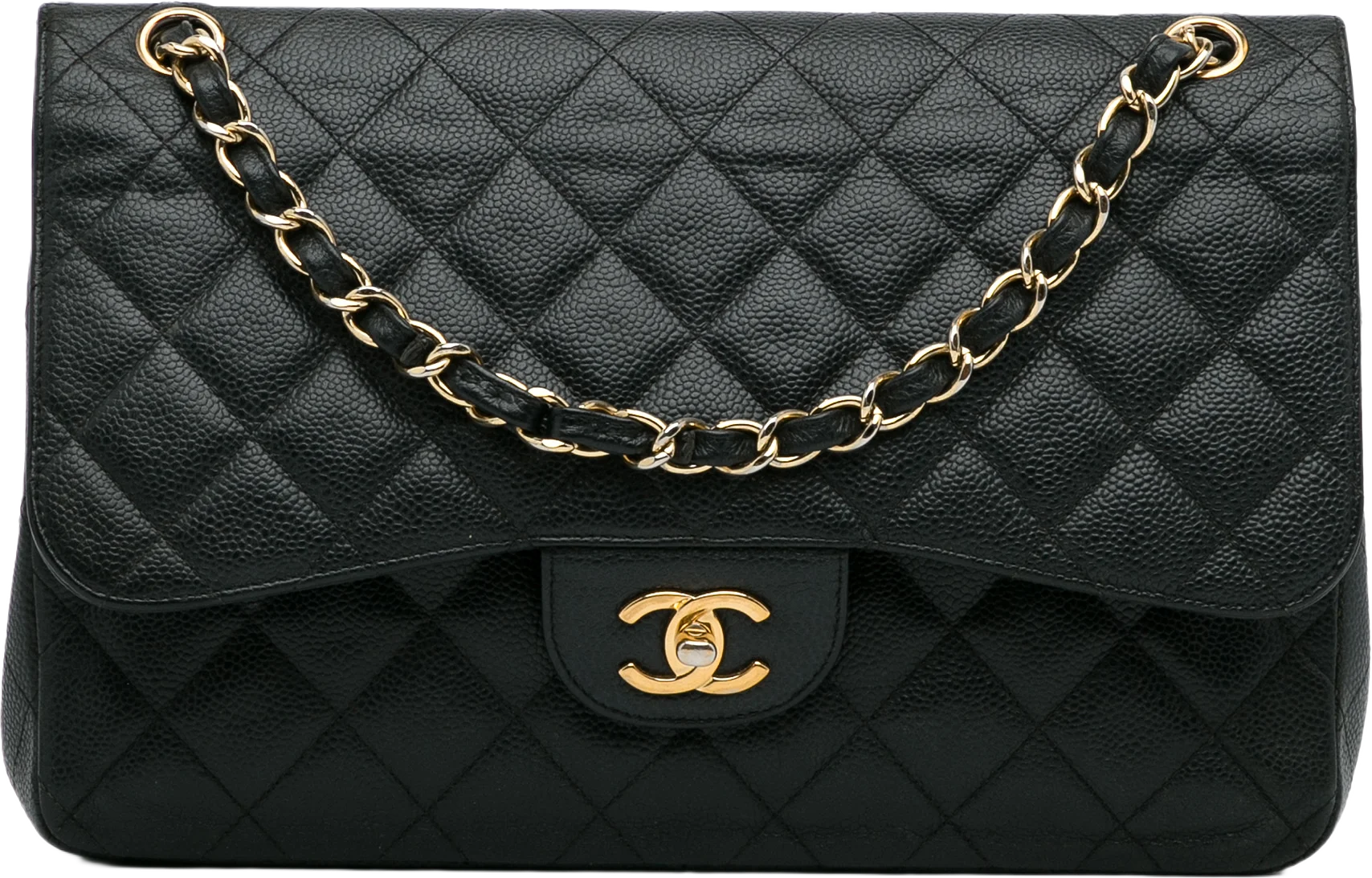 Chanel Jumbo Classic Caviar Double Flap