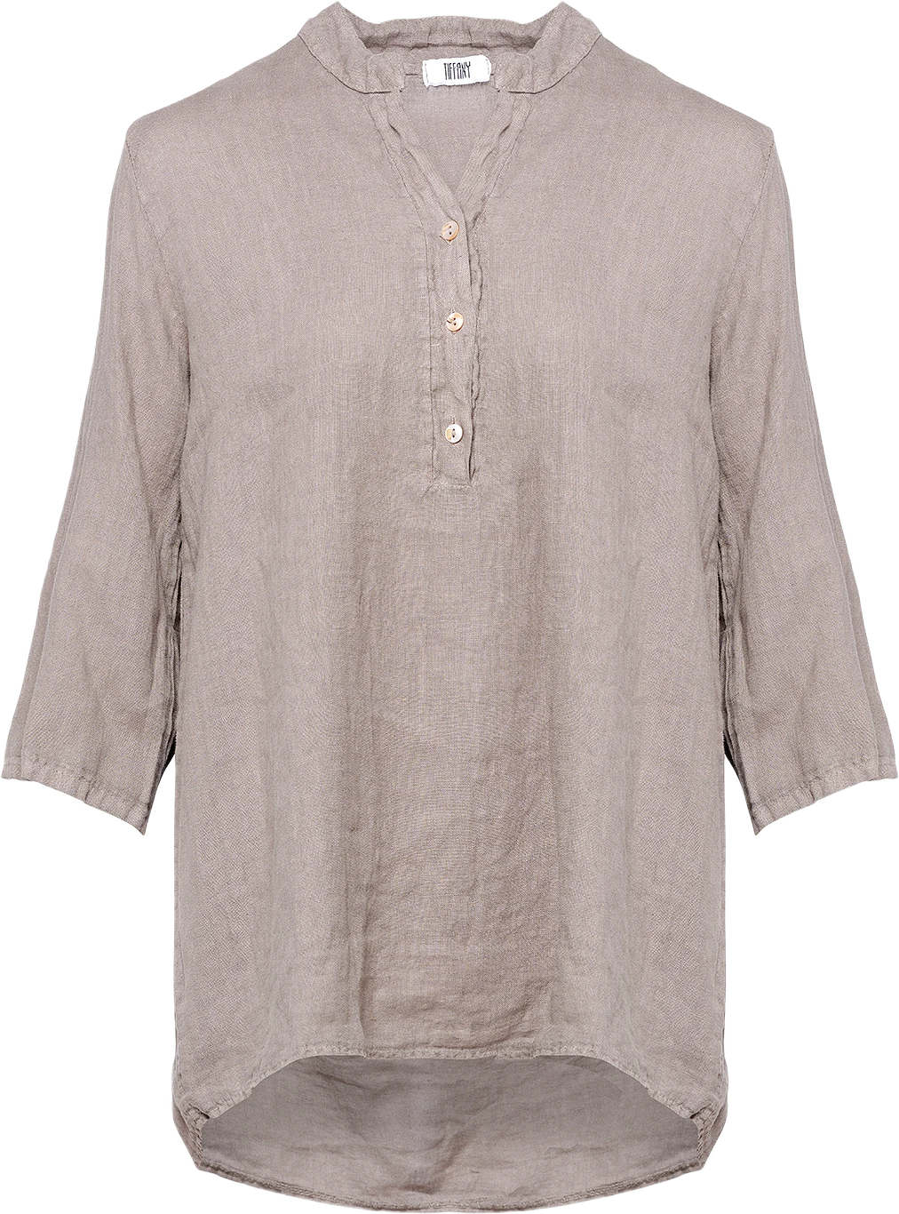 17661, Shirt, Linen - Nougat