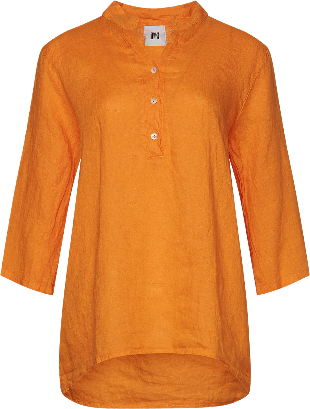 17661, Shirt, Linen - Mandarin