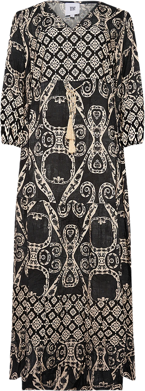 Valentina, Dress, Viscose - Ancient Print