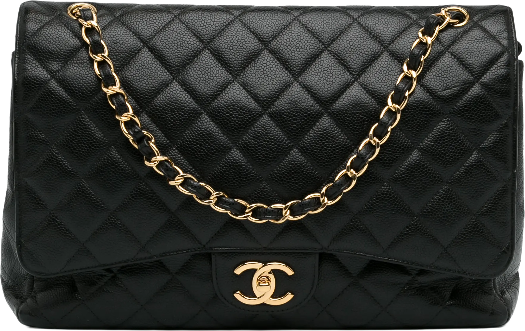 Chanel Maxi Classic Caviar Double Flap