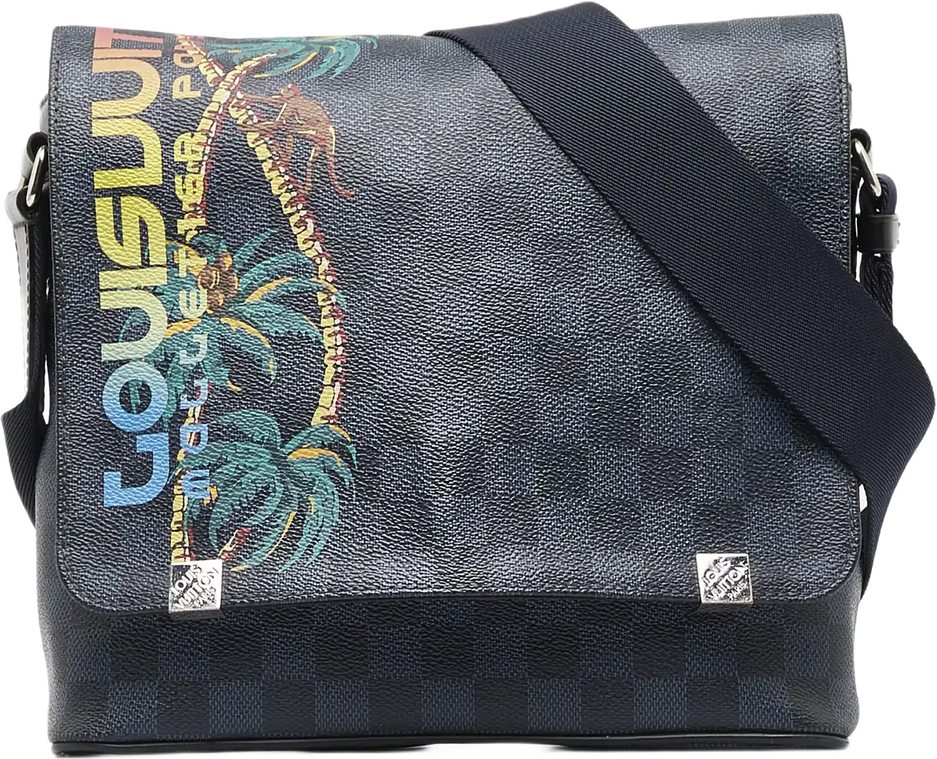 Louis Vuitton Damier Cobalt Jungle District Messenger Pm