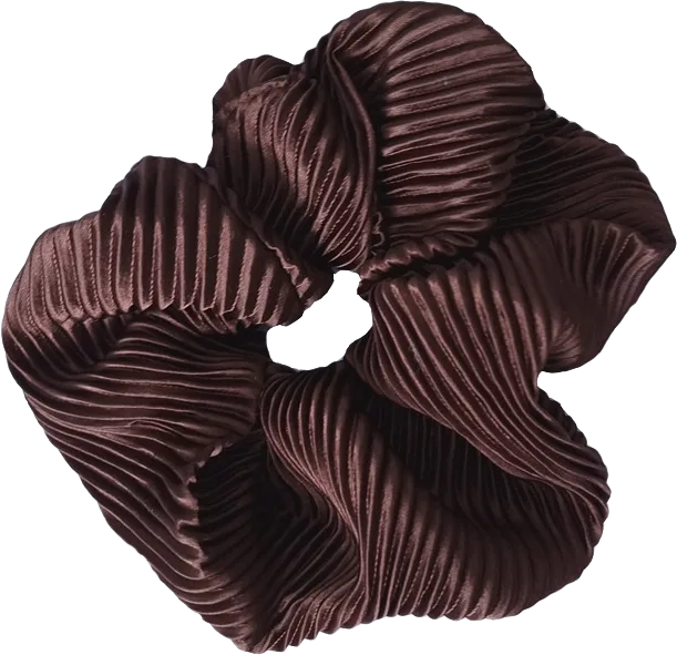 Stor Plisserad Scrunchie Xl