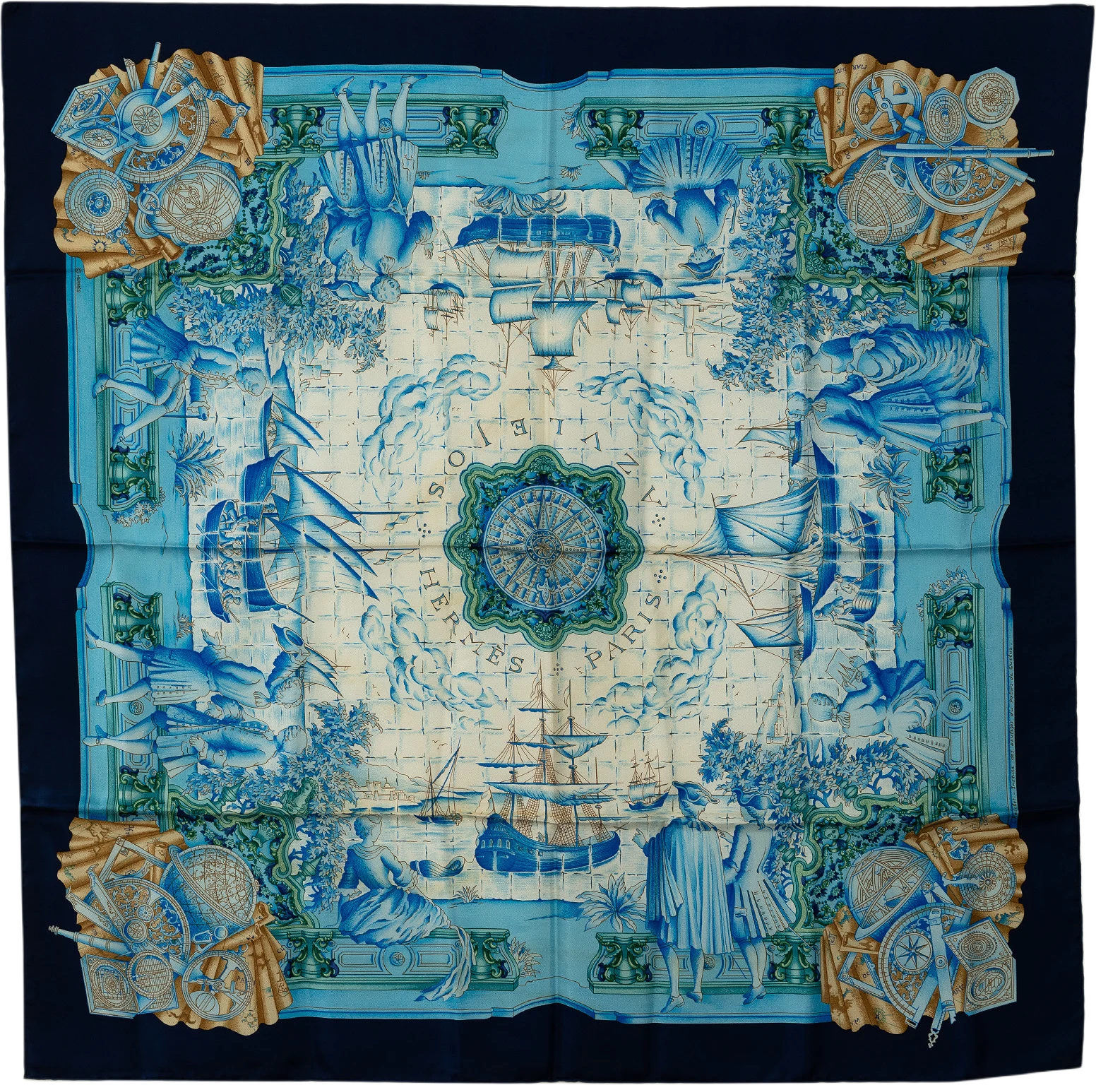 Hermes Azulejos Silk Scarf