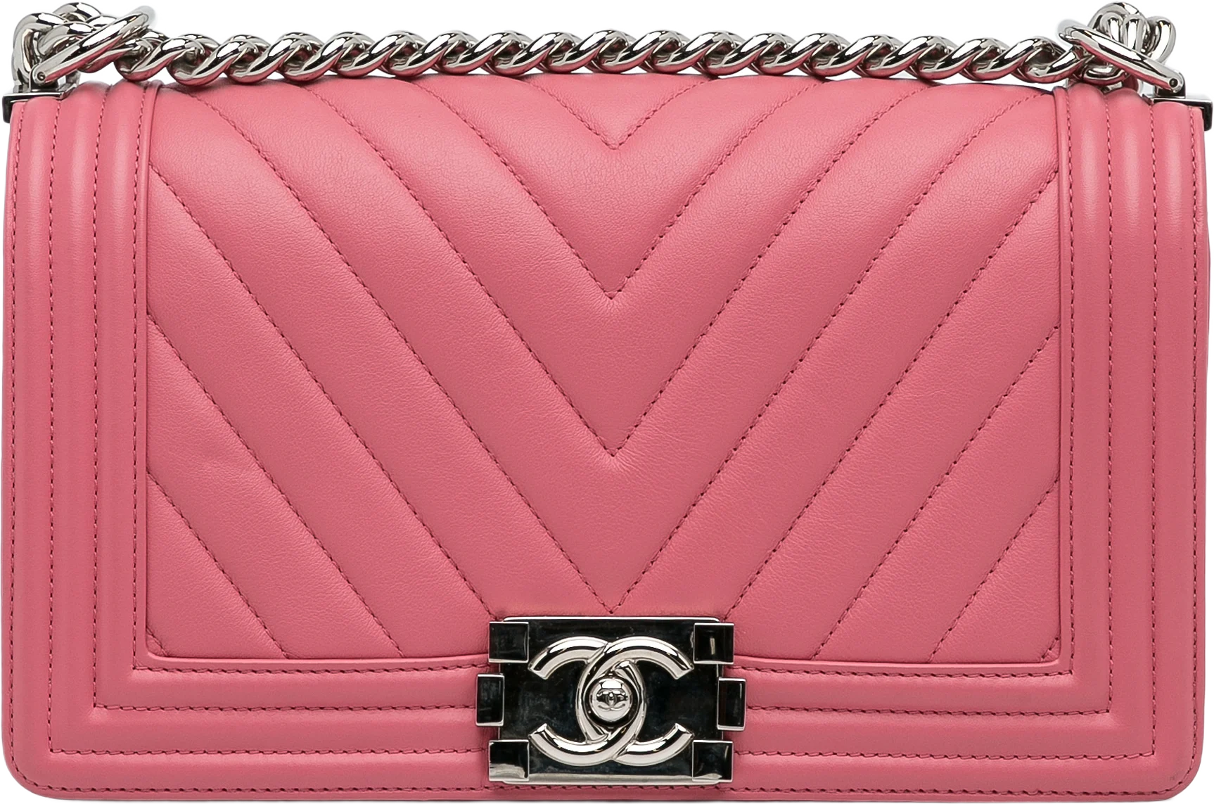 Chanel Medium Chevron Boy Flap