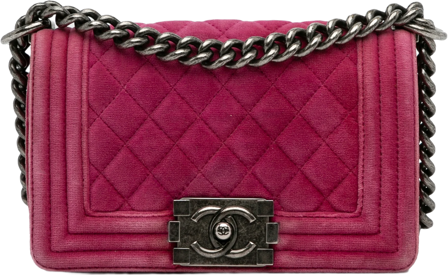 Chanel Small Boy Velvet Flap Bag