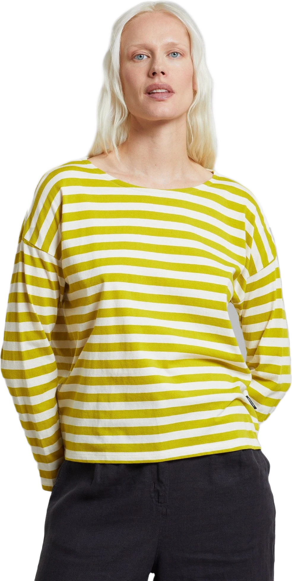 Top Humledal Stripes Citronelle Yellow