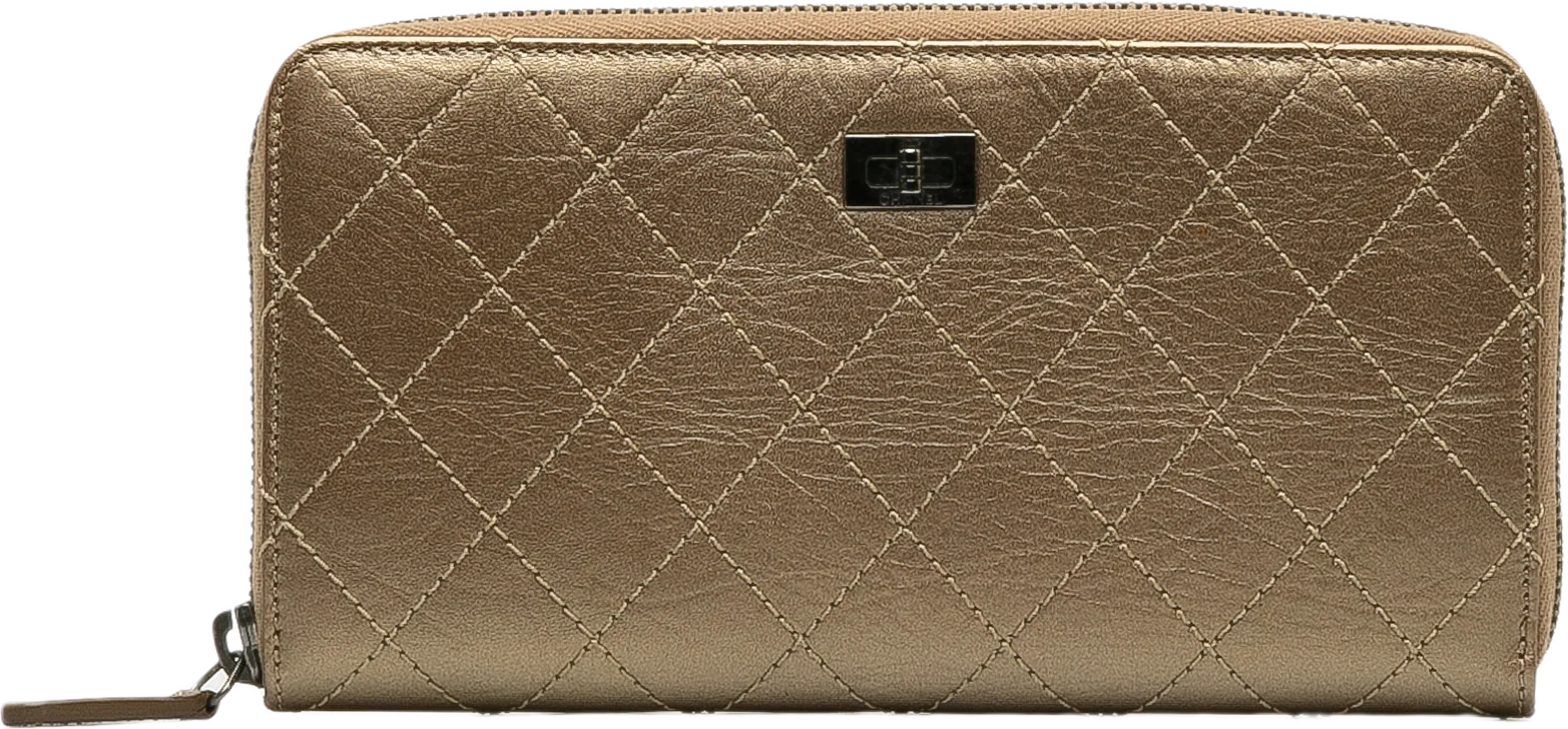 Chanel Reissue 2.55 Zip Around Wallet