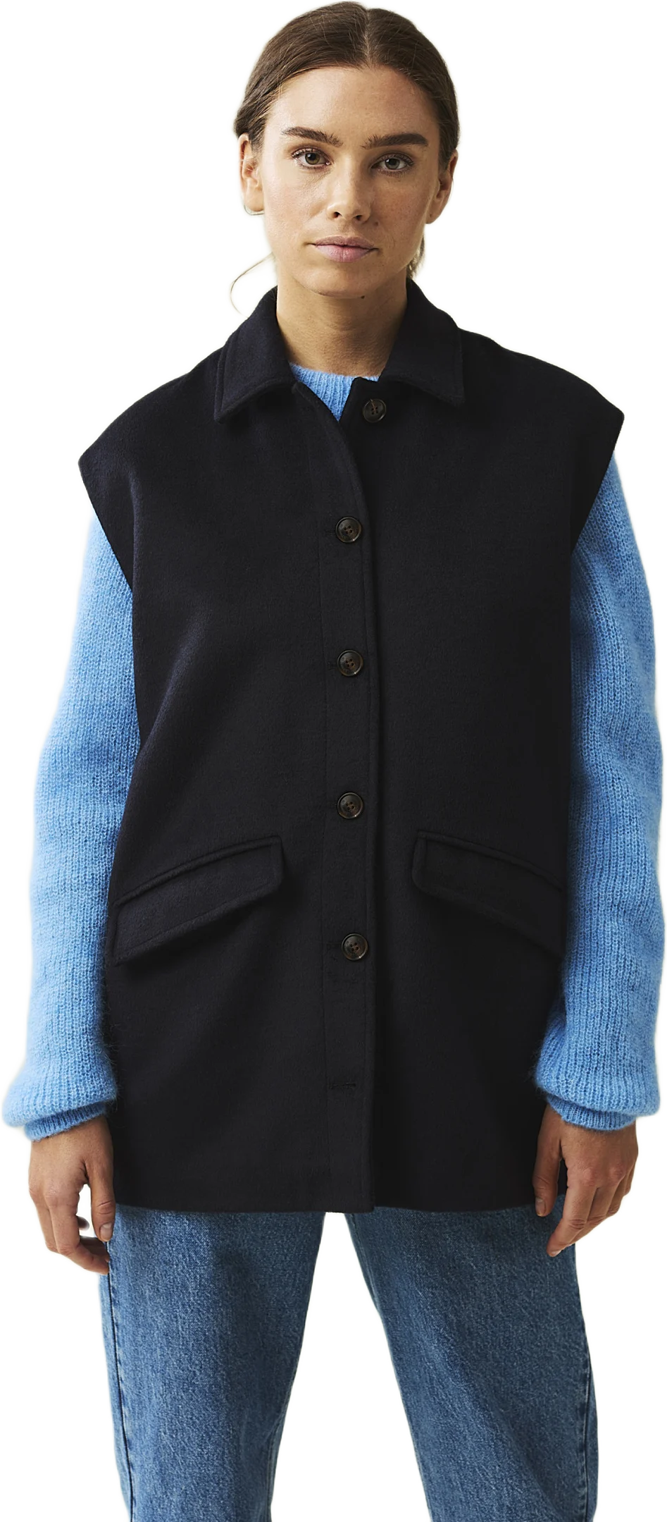 Gigi Wool Blend Vest