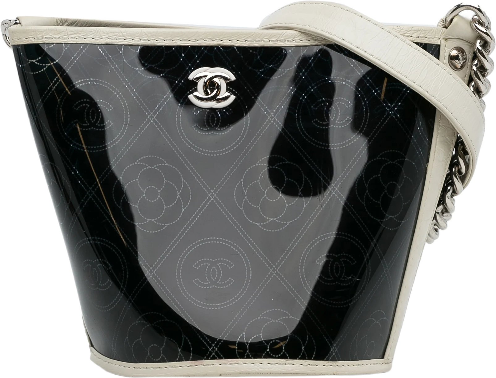 Chanel Pvc Camellia Bucket