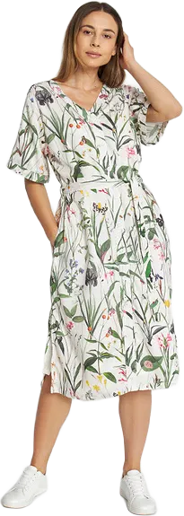 Dress Bornholm Flower Field Off-white