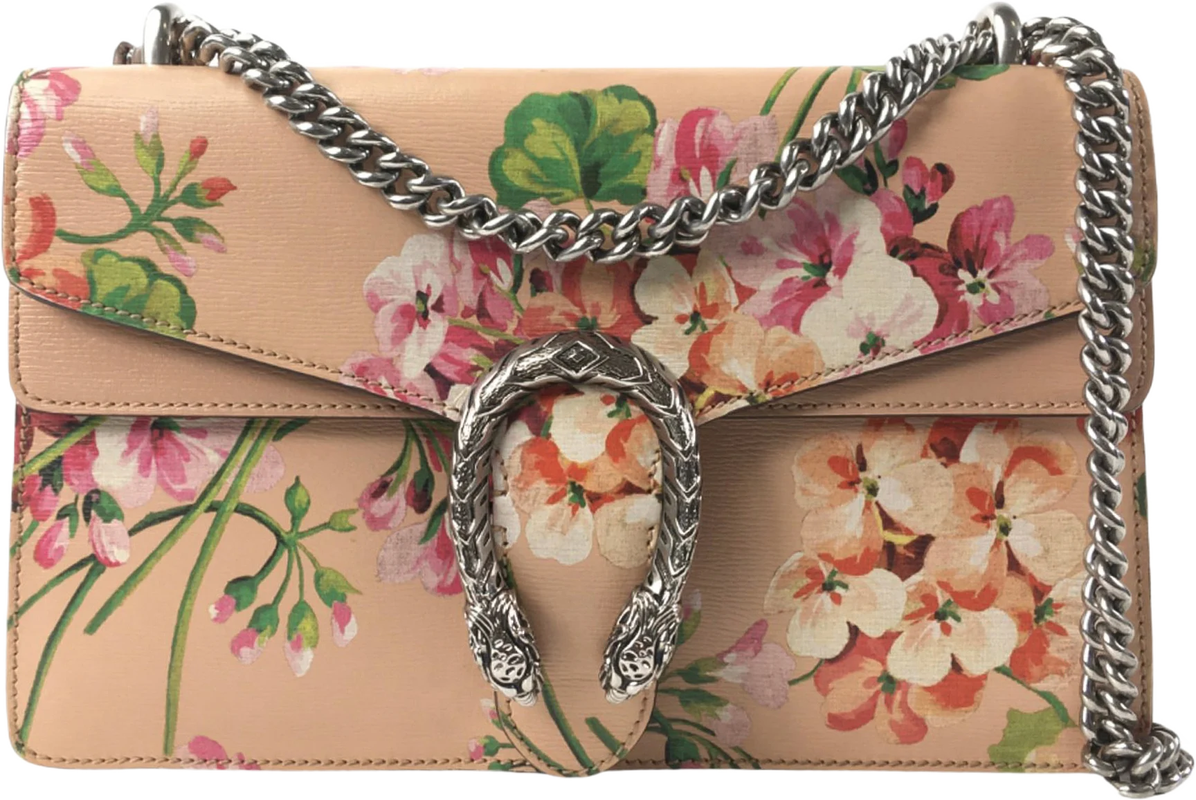 Gucci Medium Leather Dionysus Blooms Shoulder Bag