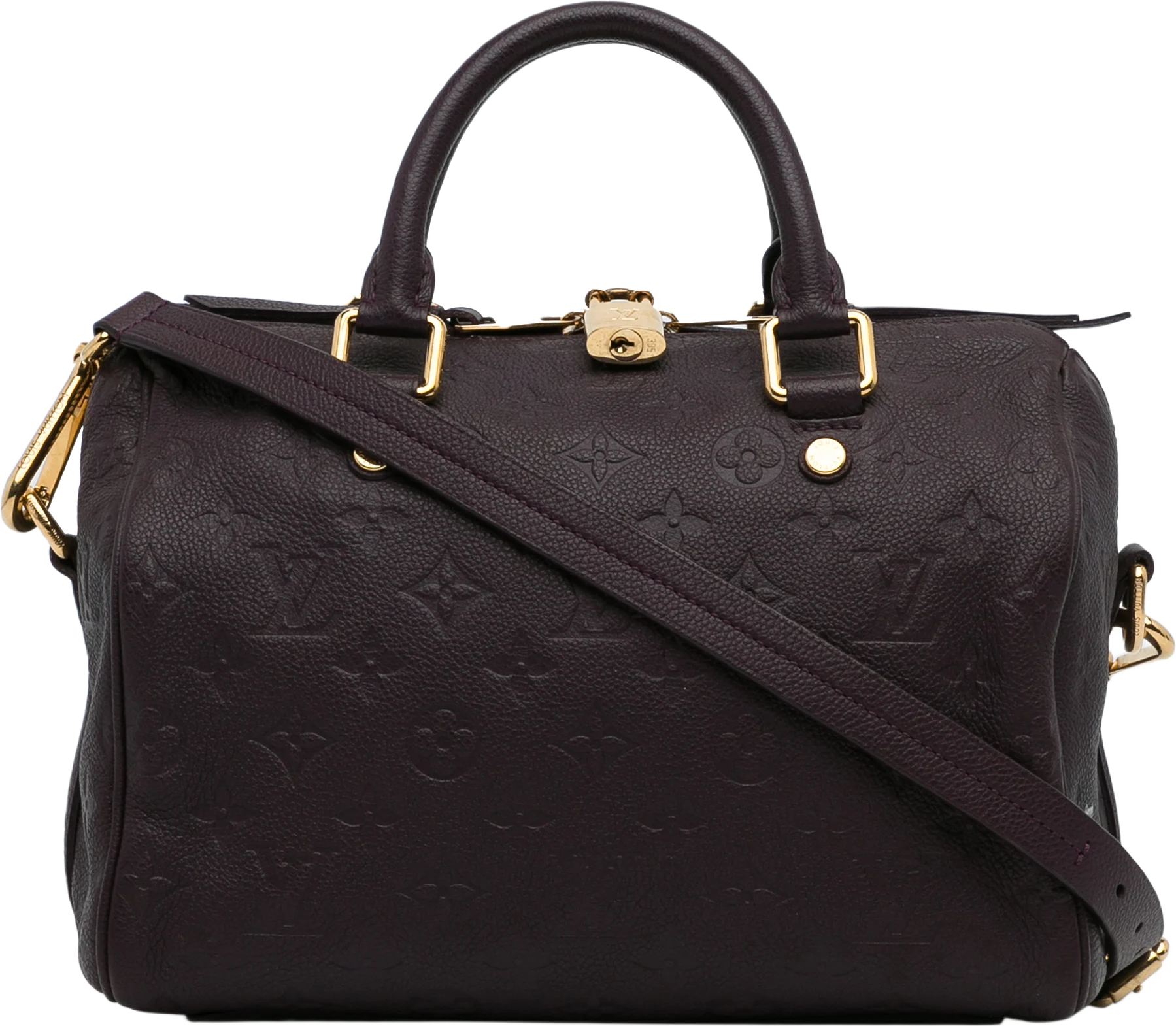 Louis Vuitton Monogram Empreinte Speedy Bandouliere 25