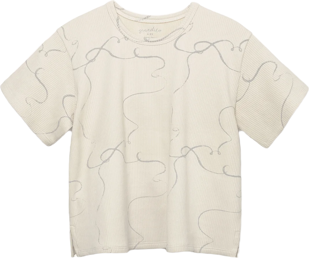 Ekologisk Ribbad T-shirt Breeze