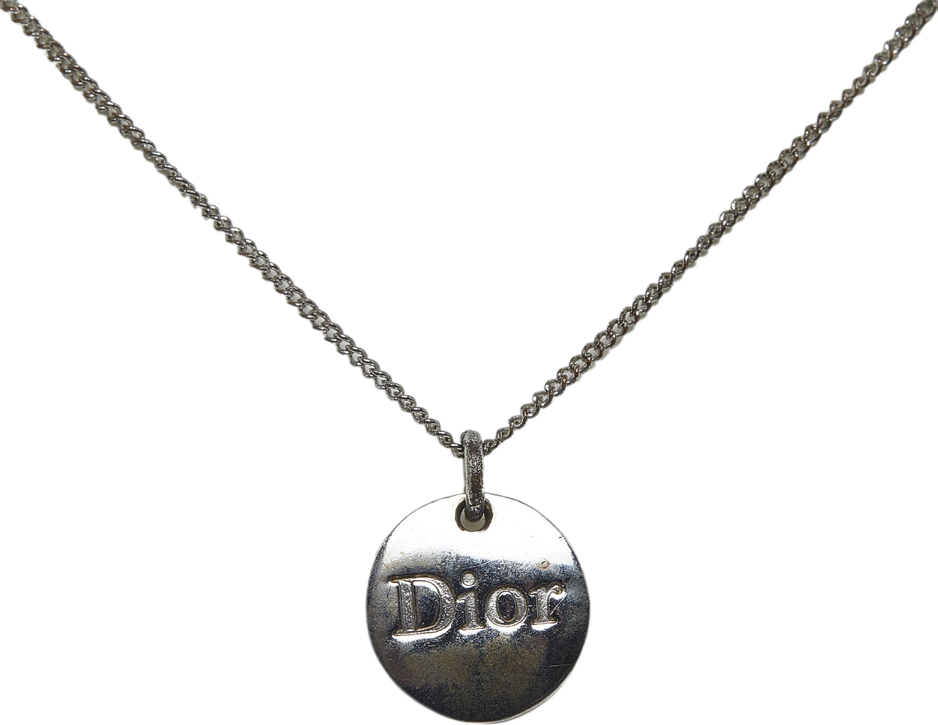 Dior Silver Tone Necklace