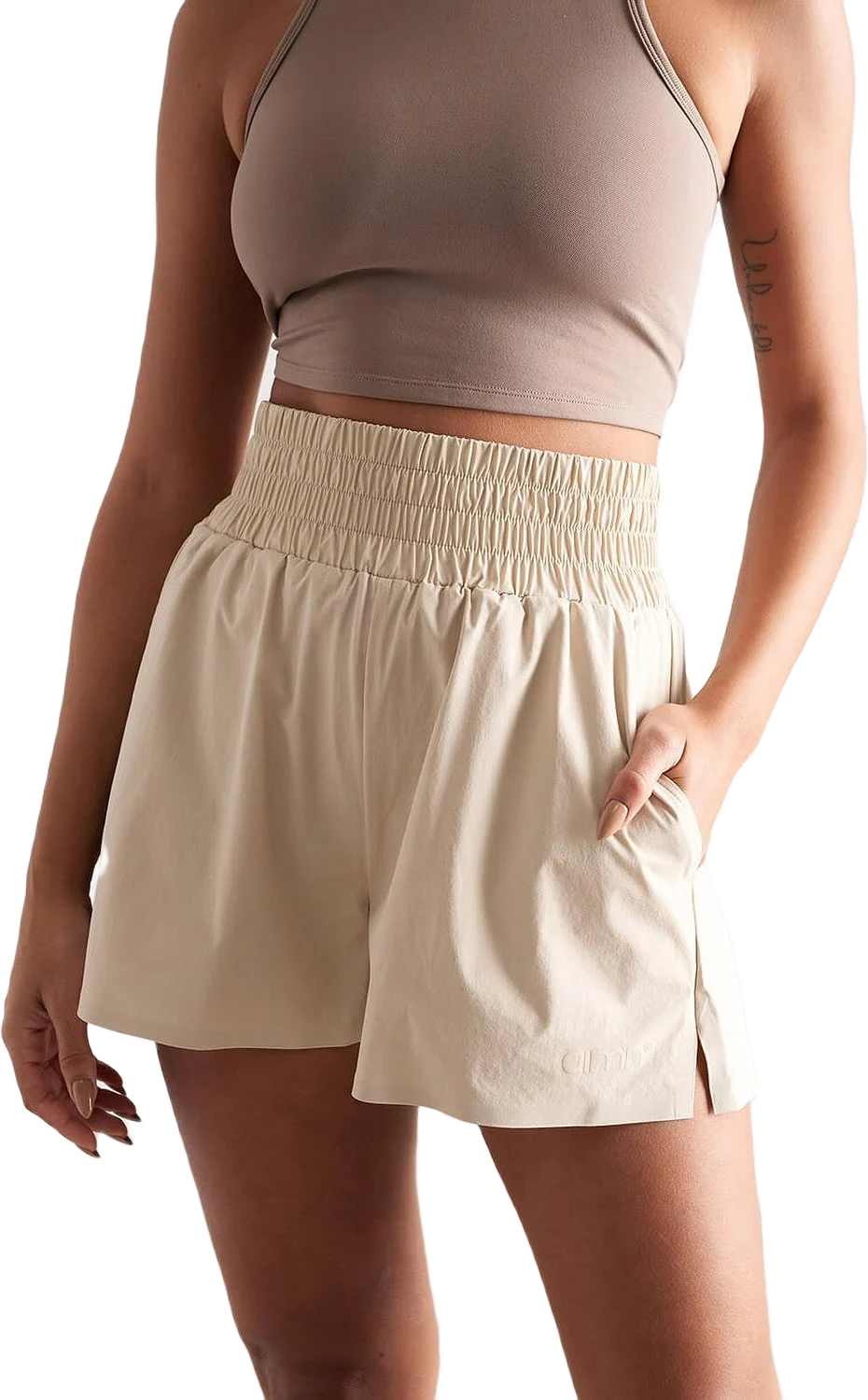 Café Au Lait Windbreaker Shorts