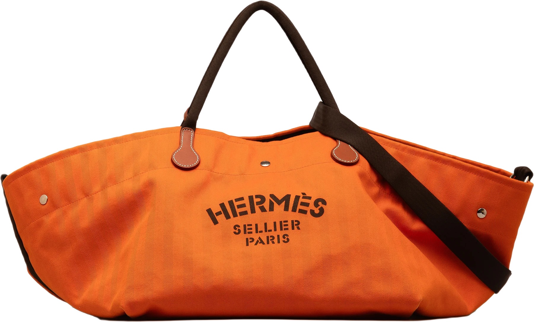 Hermes Toile Fourre Tout Du Cavalier Carryall Tote