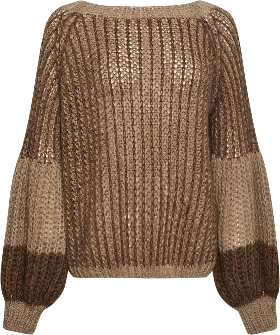 Liana Knit Sweater - Brown/camel