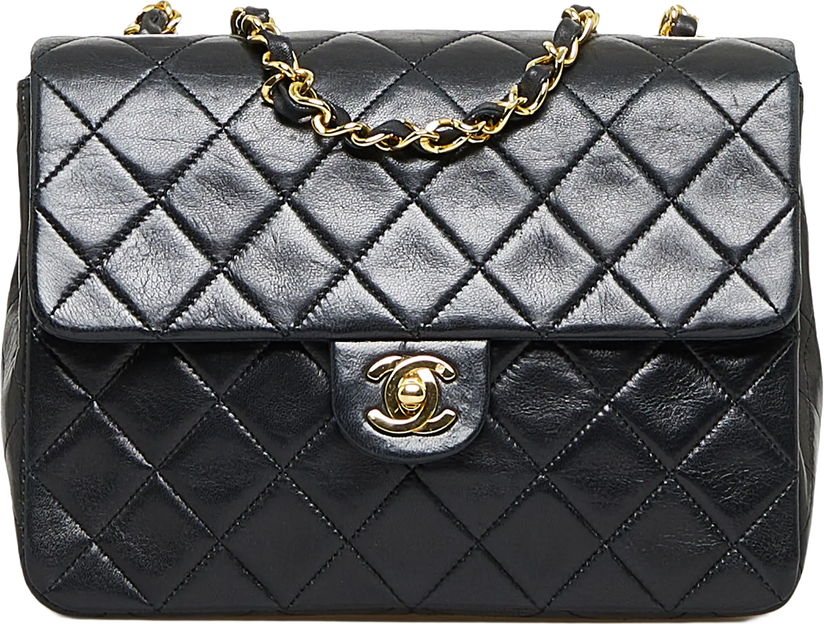 Chanel Mini Classic Square Lambskin Single Flap Bag