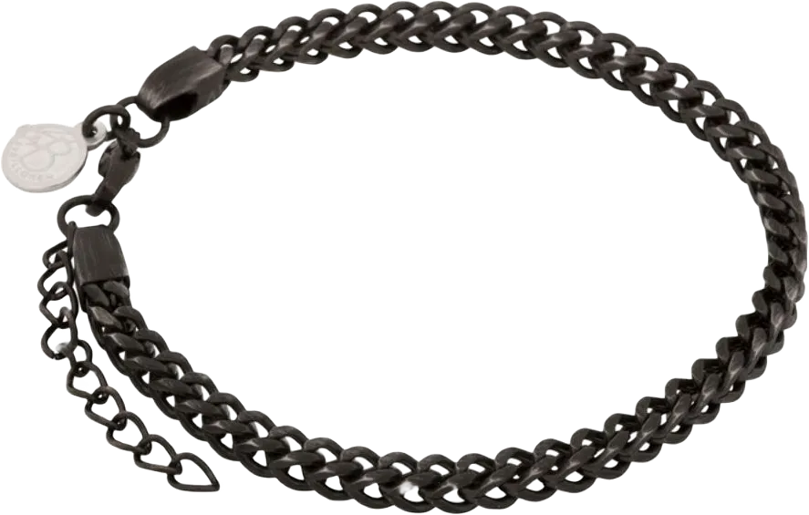 Sam Steel Bracelet Black