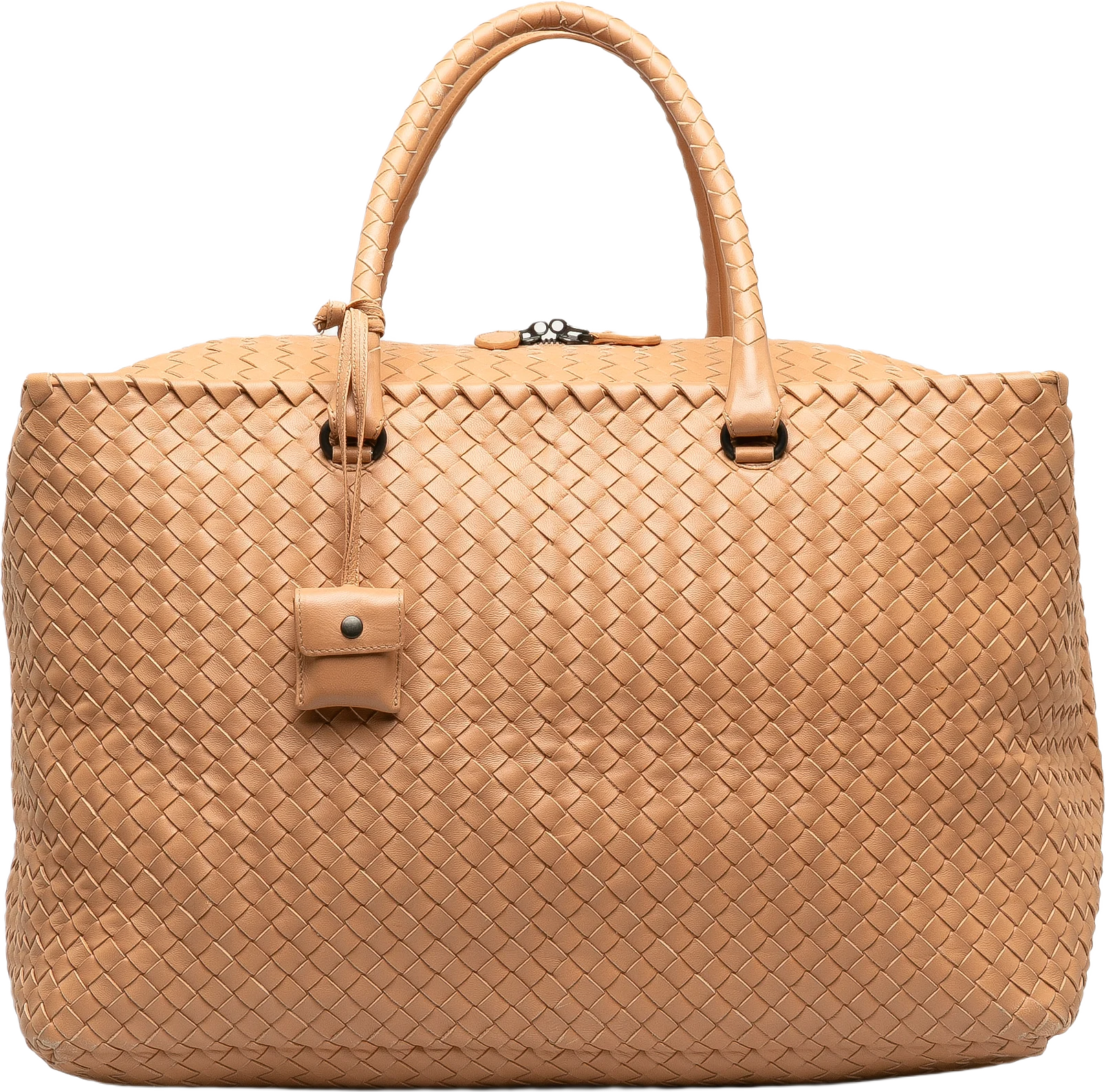 Bottega Veneta Intrecciato Brick Travel Bag