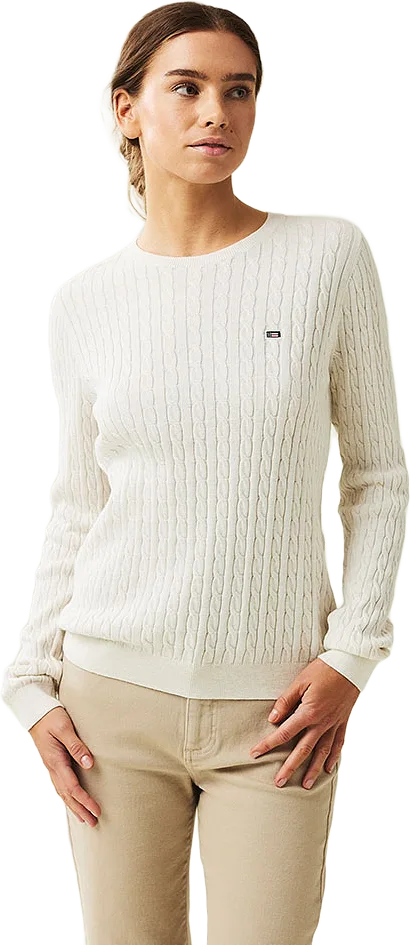 Marline Organic Cotton Cable Knitted Sweater