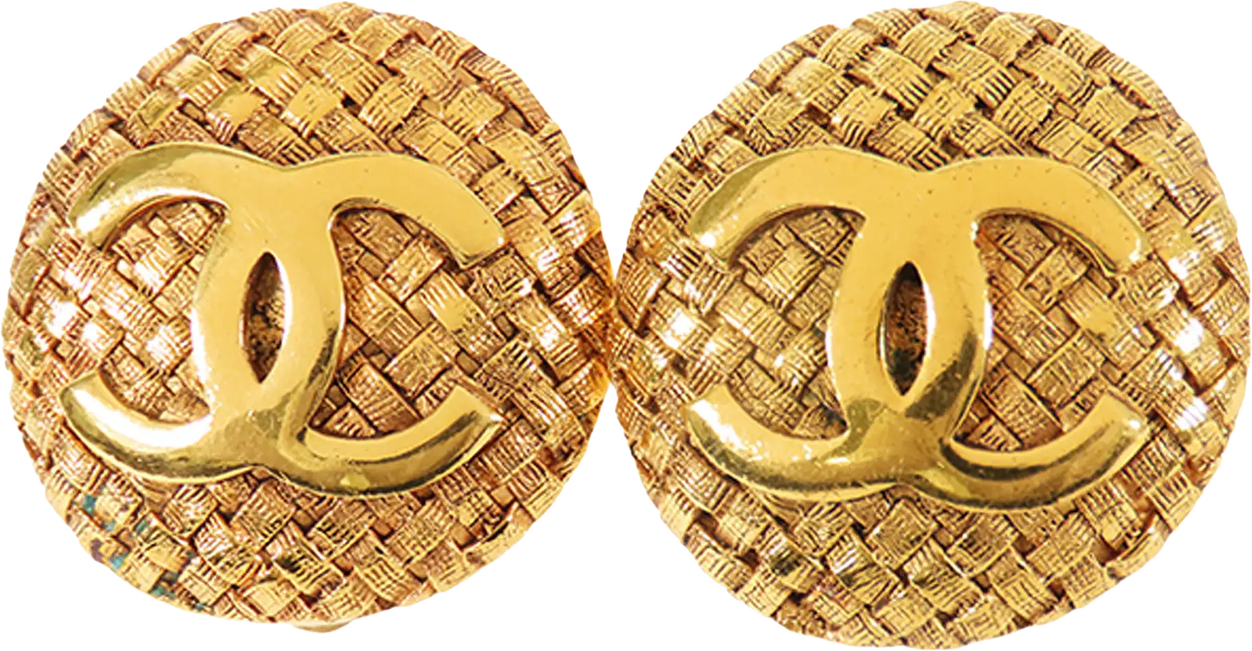 Chanel Cc Clip On Earrings
