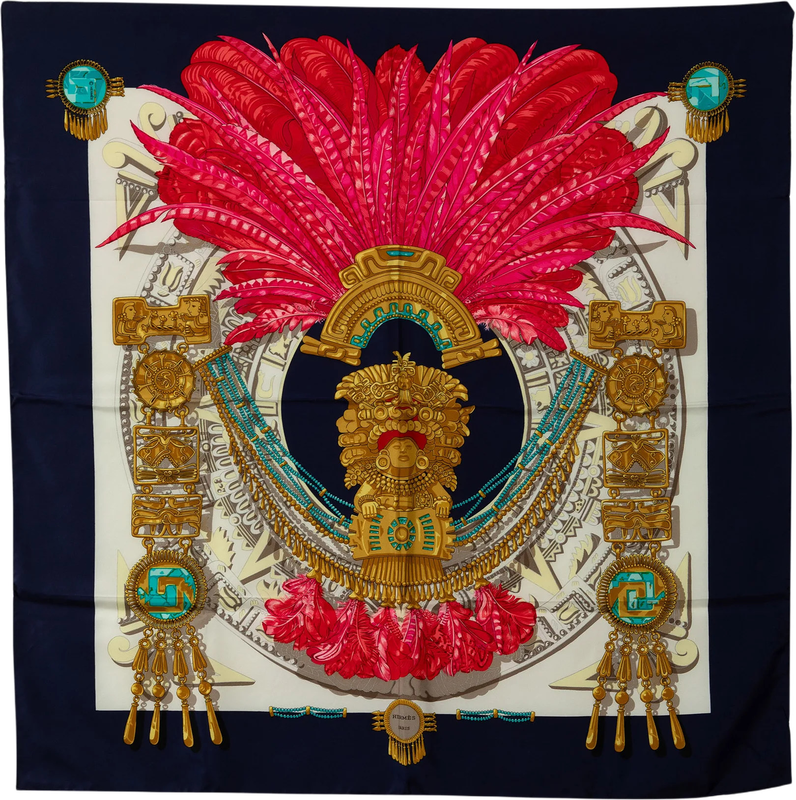 Hermès Mexique Silk Scarf