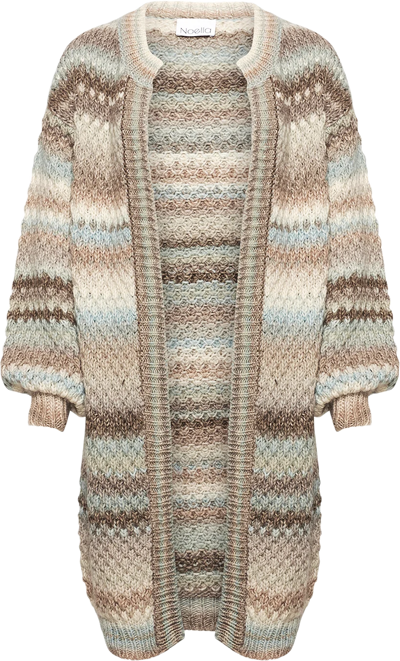 Gio Knit Cardigan - Beige Mix