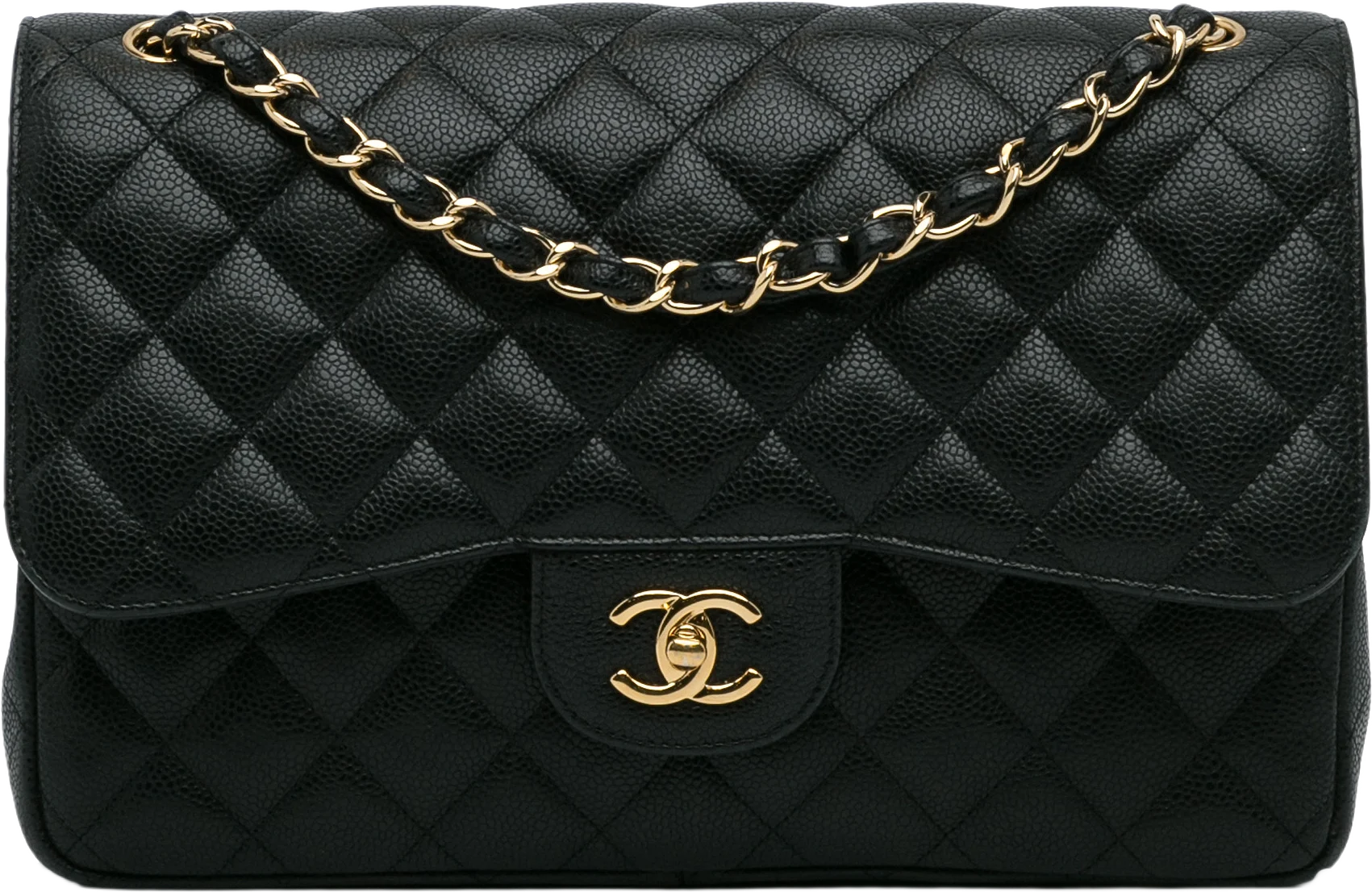 Chanel Jumbo Classic Caviar Double Flap