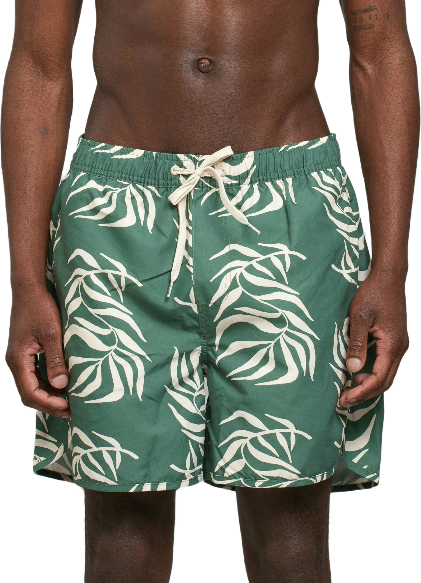 Swim Shorts Sandhamn Big Leaf Duck Green