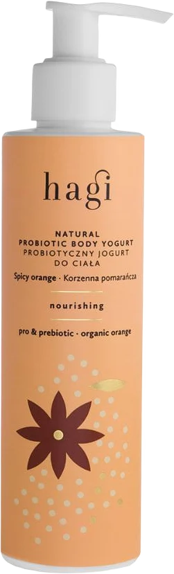 Natural Probiotic Nourishing Body Yoghurt Spicy Orange