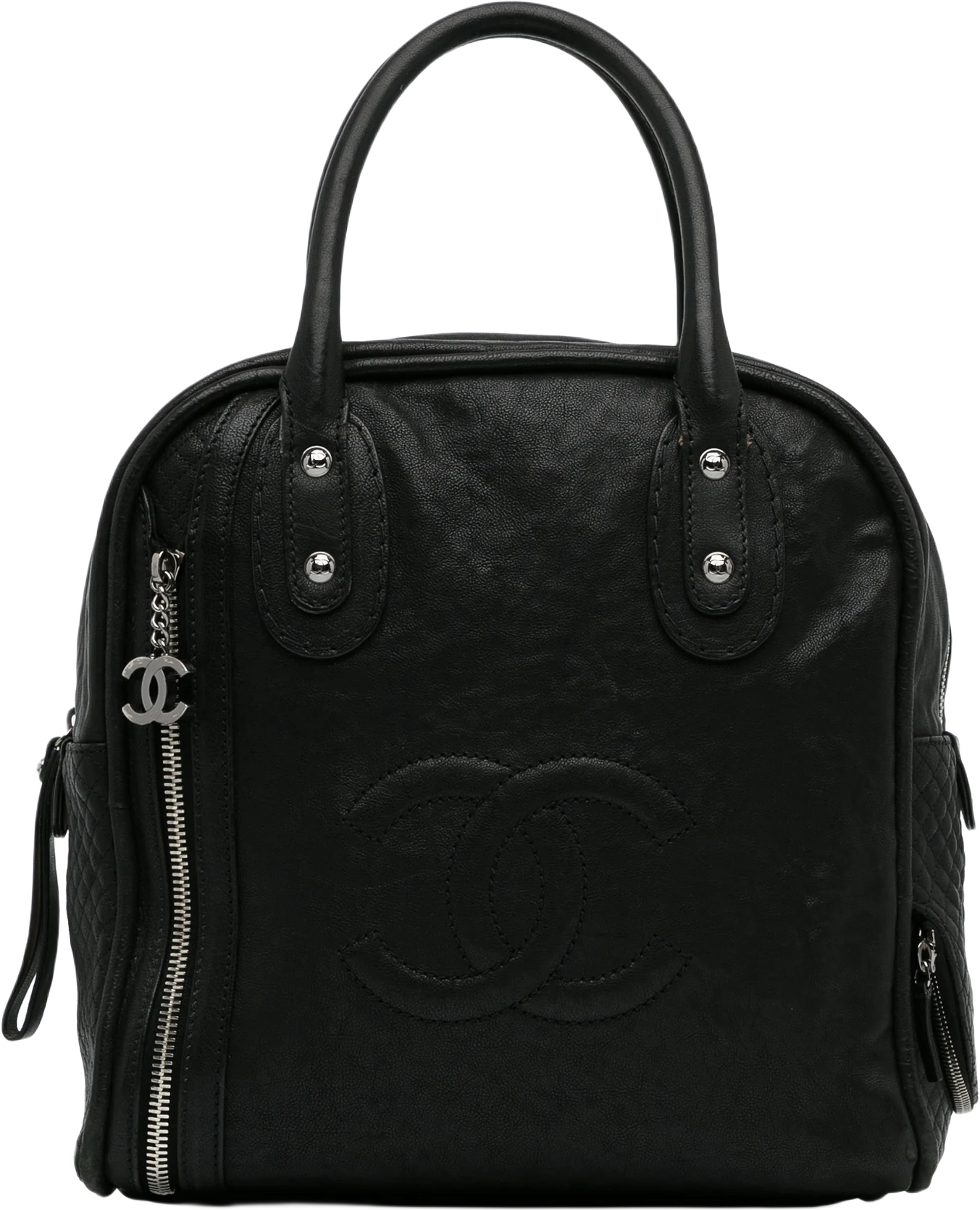 Chanel Cruise Line Large Calfskin Bowler Bag