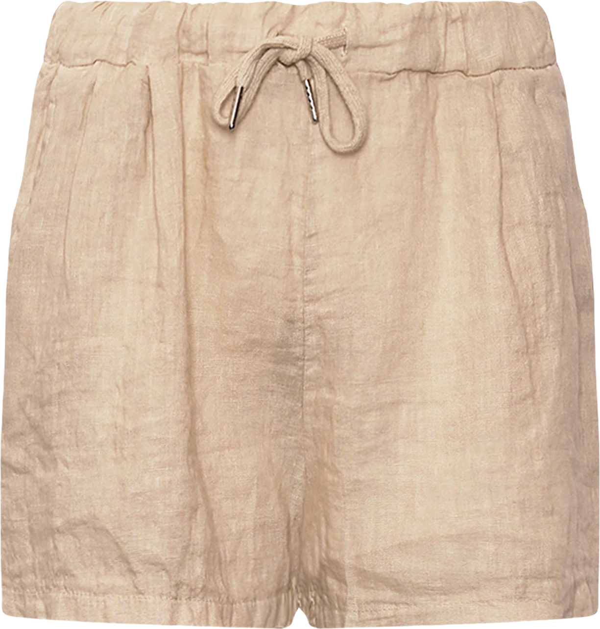 17691, Shorts, Linen - Soft Grey