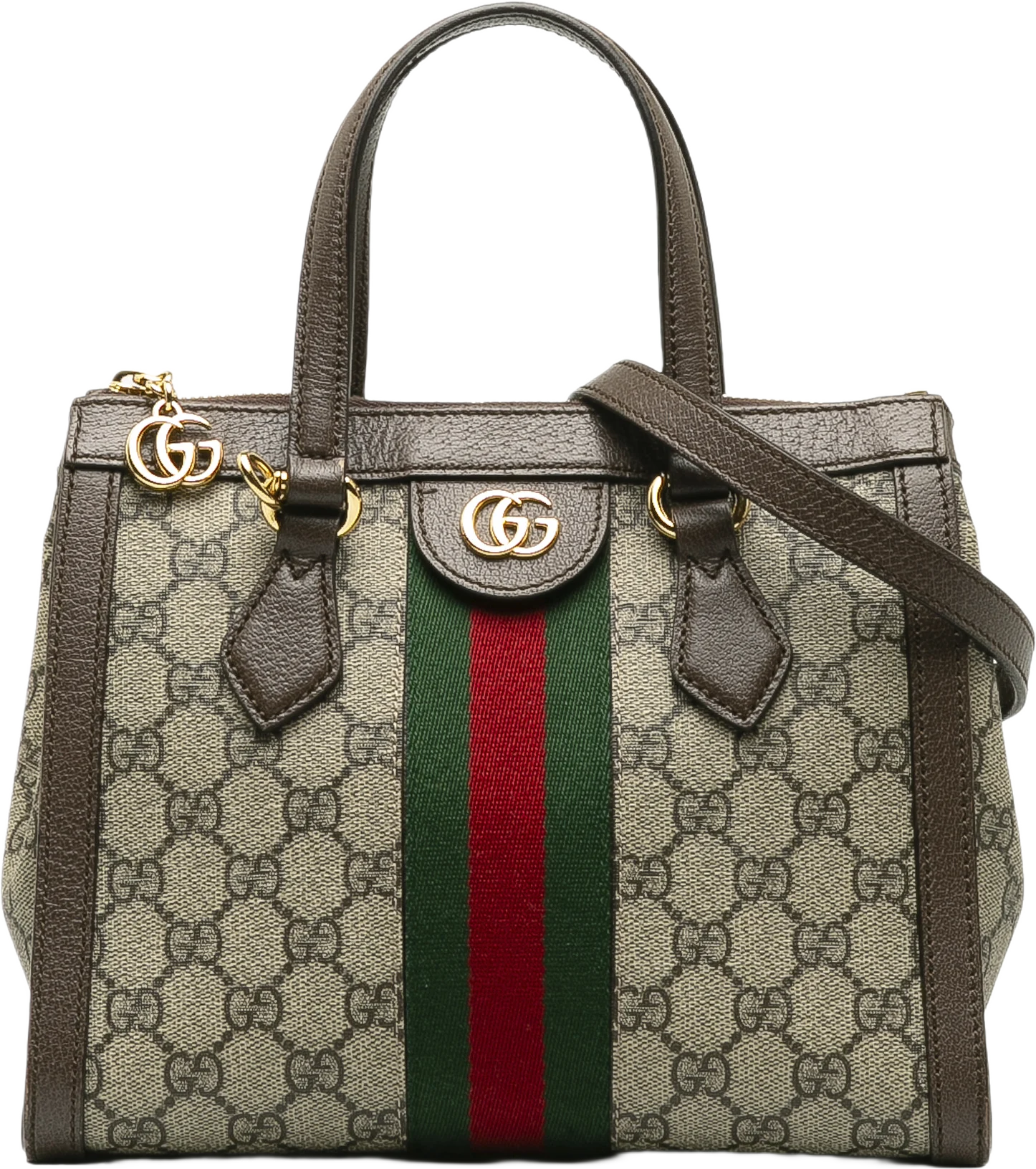 Gucci Small Gg Supreme Ophidia Satchel