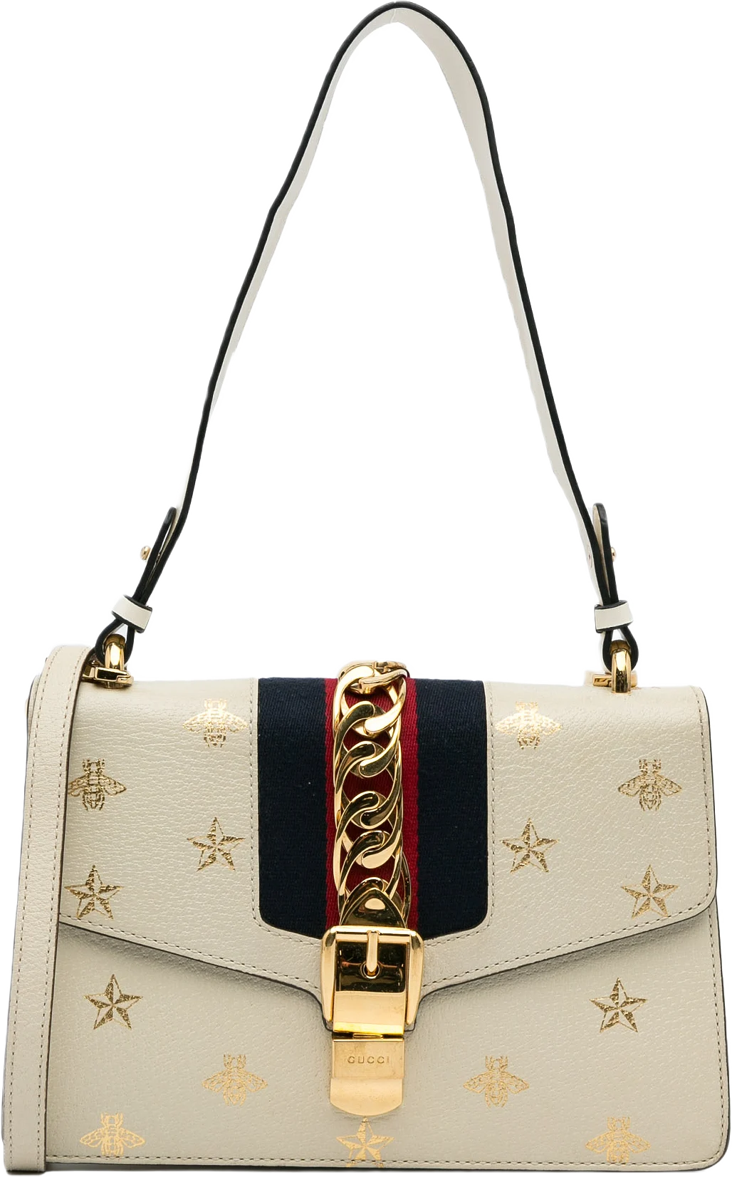 Gucci Small Bee Star Sylvie Satchel