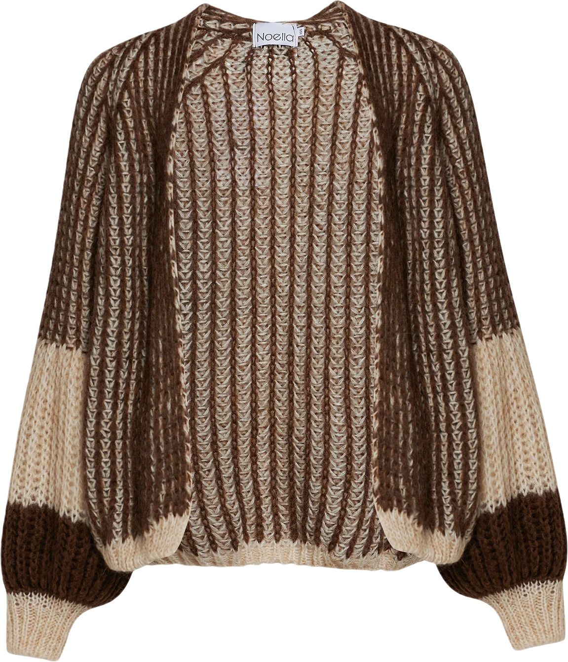 Liana Knit Cardigan - Beige/brown