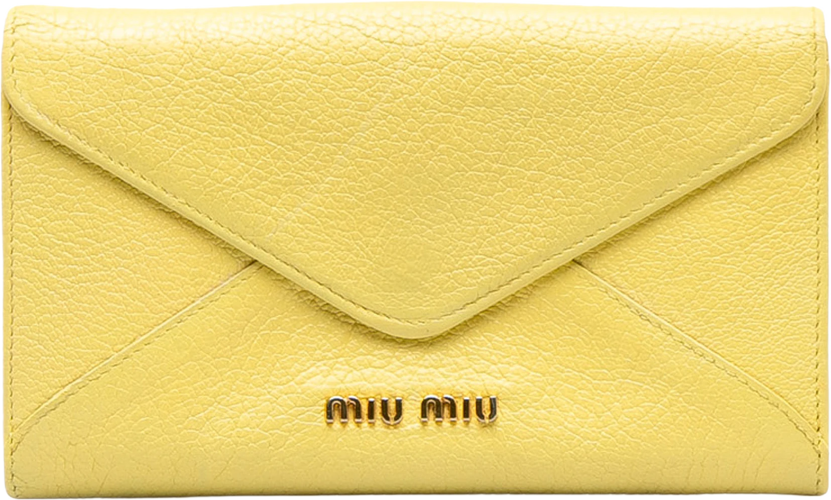 Miu Miu Envelope Flap Long Wallet