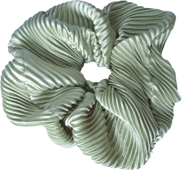 Stor Plisserad Scrunchie Xl