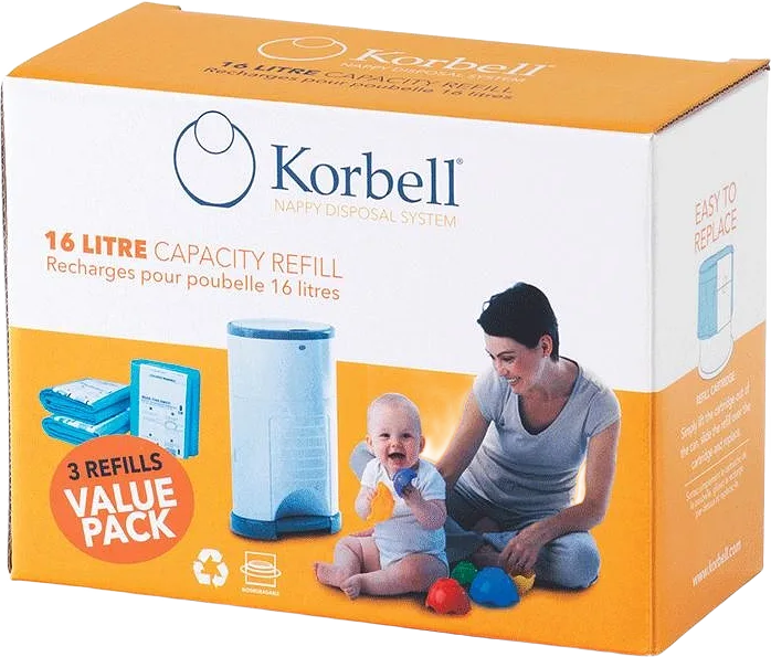 Korbell Refill 3-pack