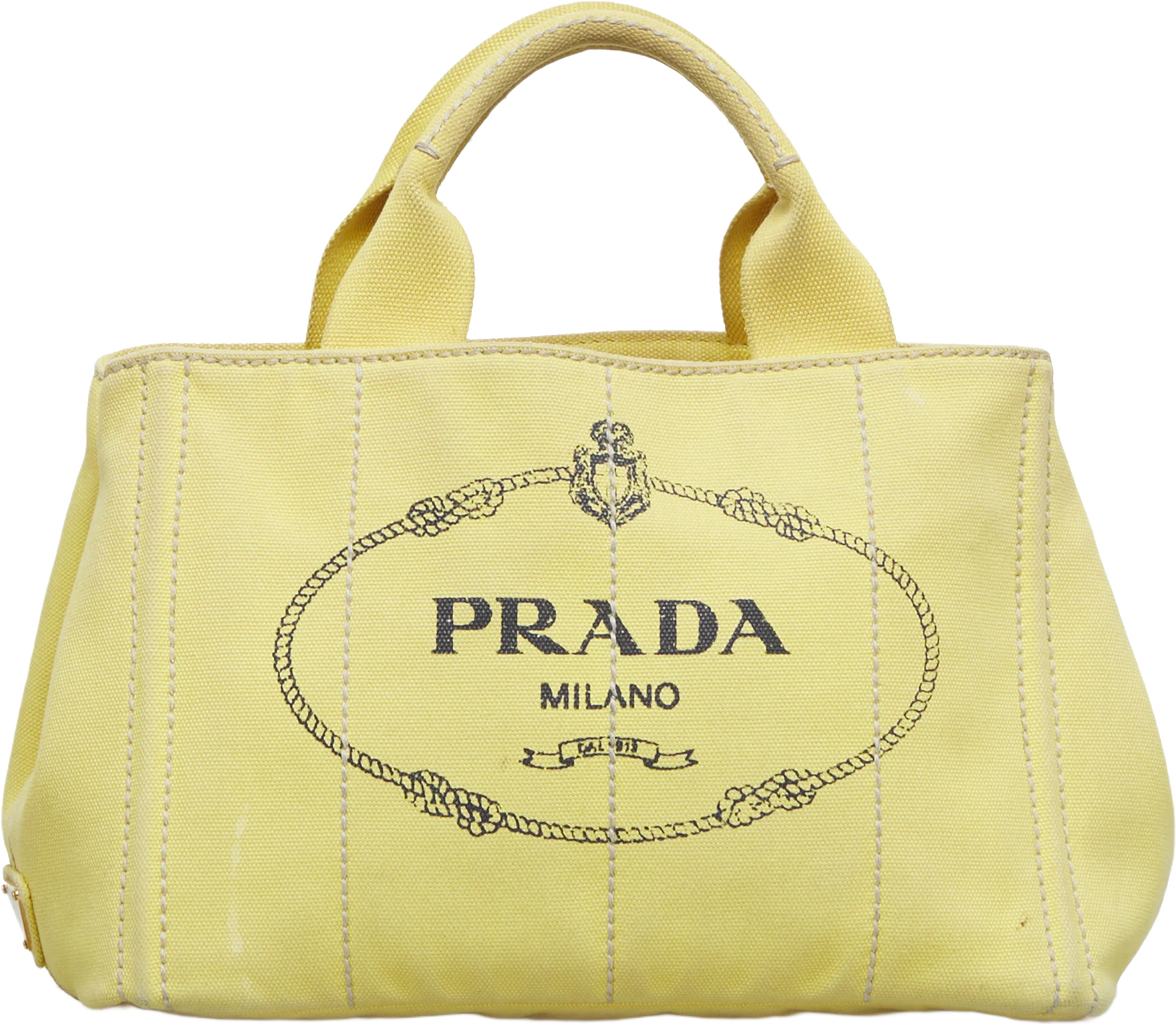 Prada Canapa Logo Satchel