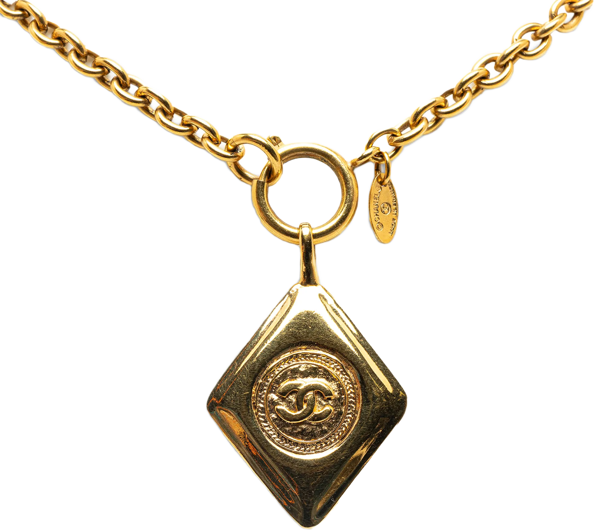 Chanel Cc Pendant Necklace