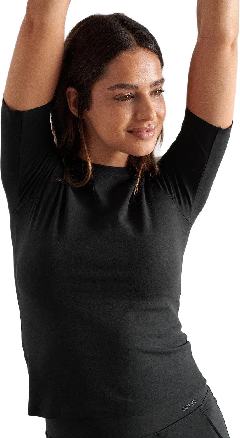 Black Sense Half Sleeve Top