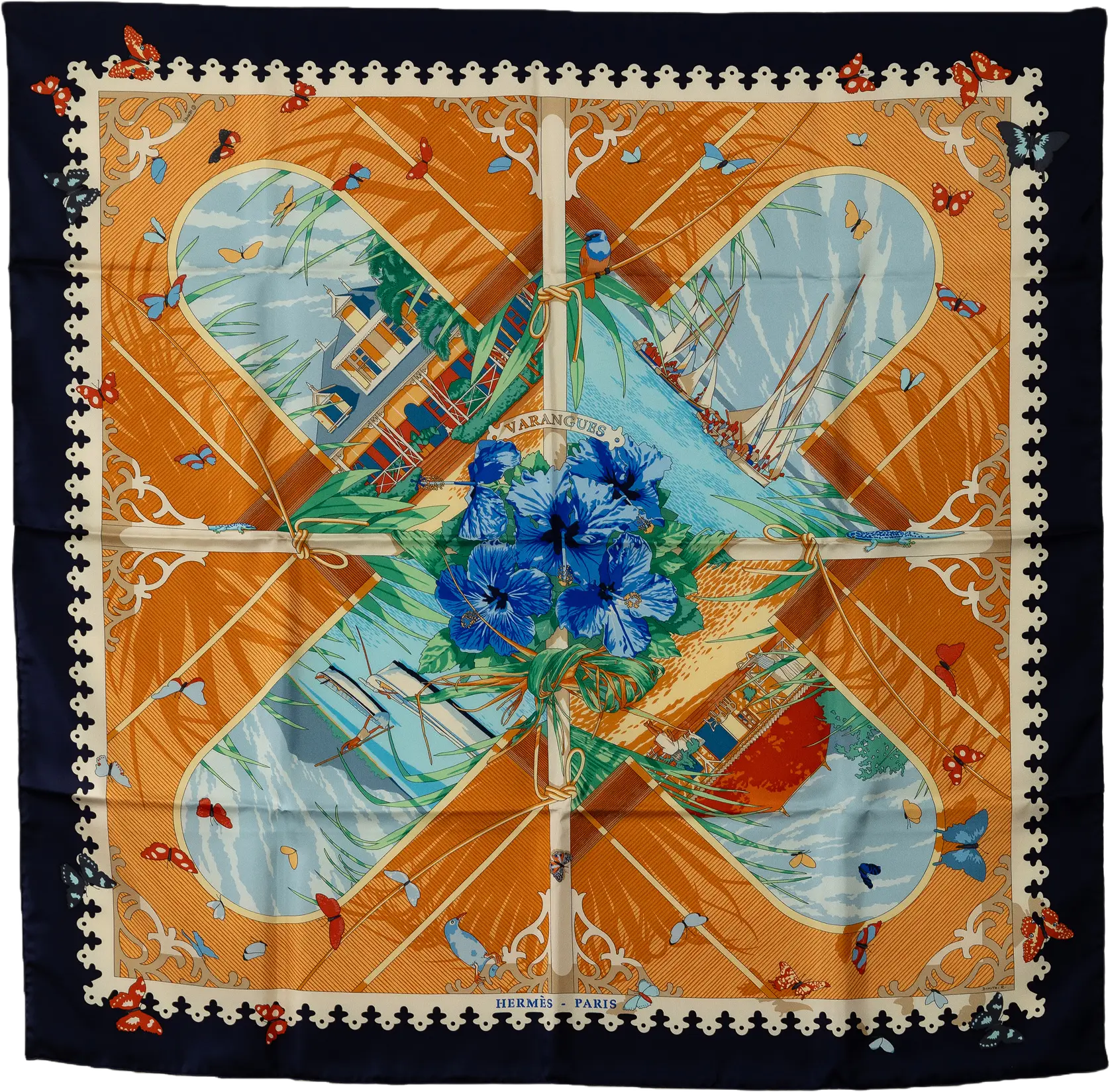 Hermès Varangues Silk Scarf