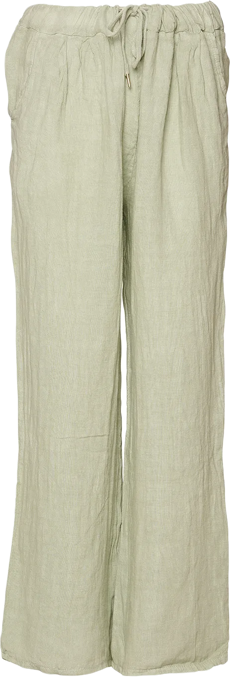 18870, Pants, Linen - Light Army