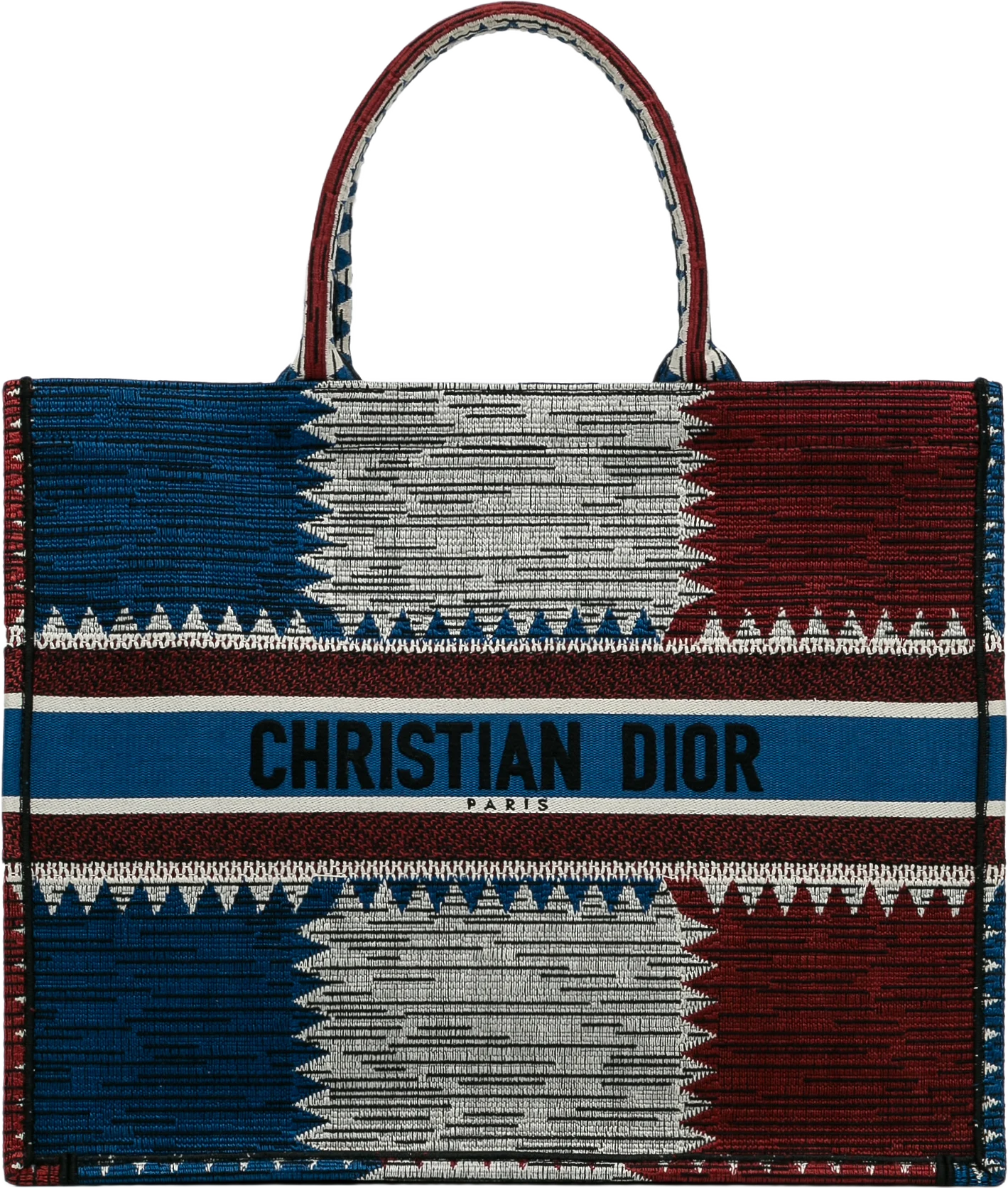 Dior Large French Flag Book Tote