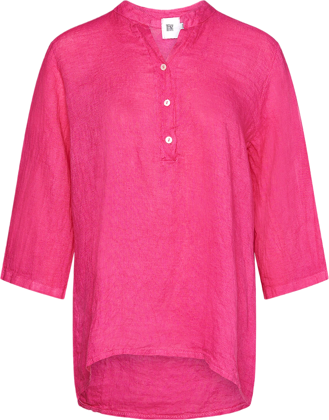 17661, Shirt, Linen - Pink Fucsia